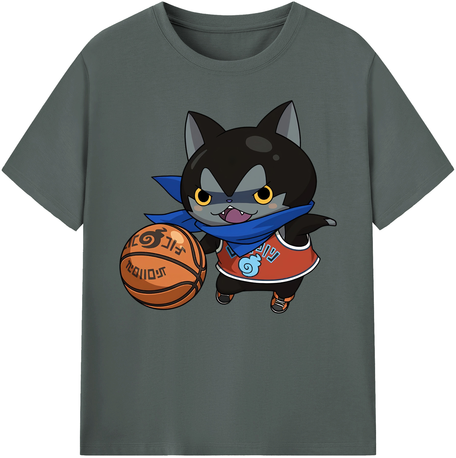 （画像用） 妖怪ウォッチ Yo-kai Watch 綿100％ メンズ半袖Tシャツ｜肌触りやわらか＆通気性
